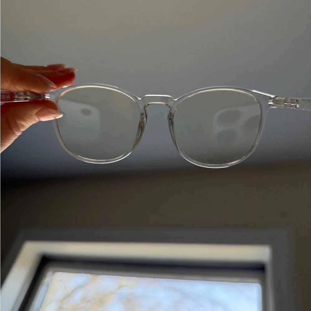 Blue light blocking Clear Frame Eyeglasses Unisex Glasses - Picture 4 of 5